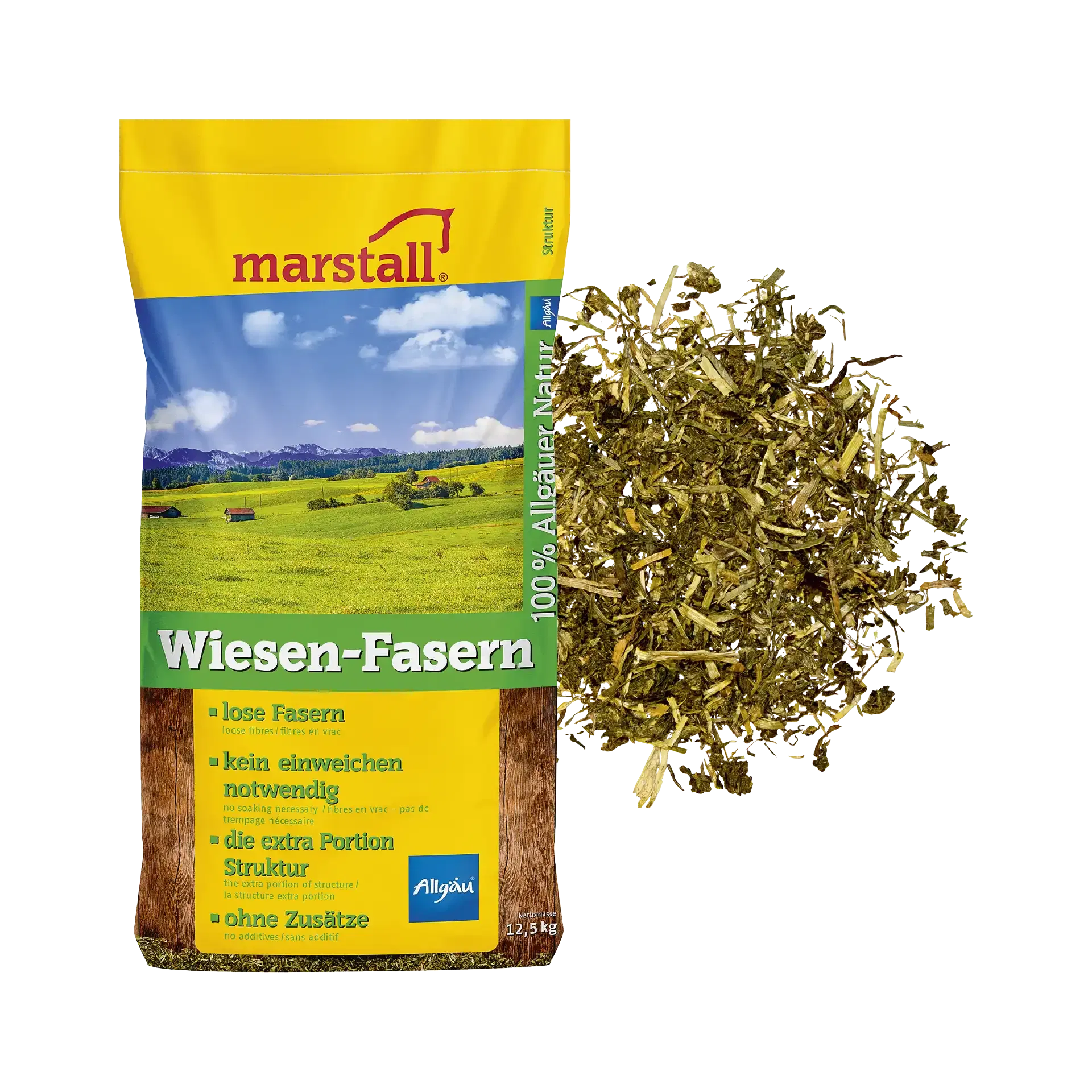 Wiesen-Fasern Wiesen-Fasern liefern die Extra-Portion Struktur und muessen nicht eingeweicht werden