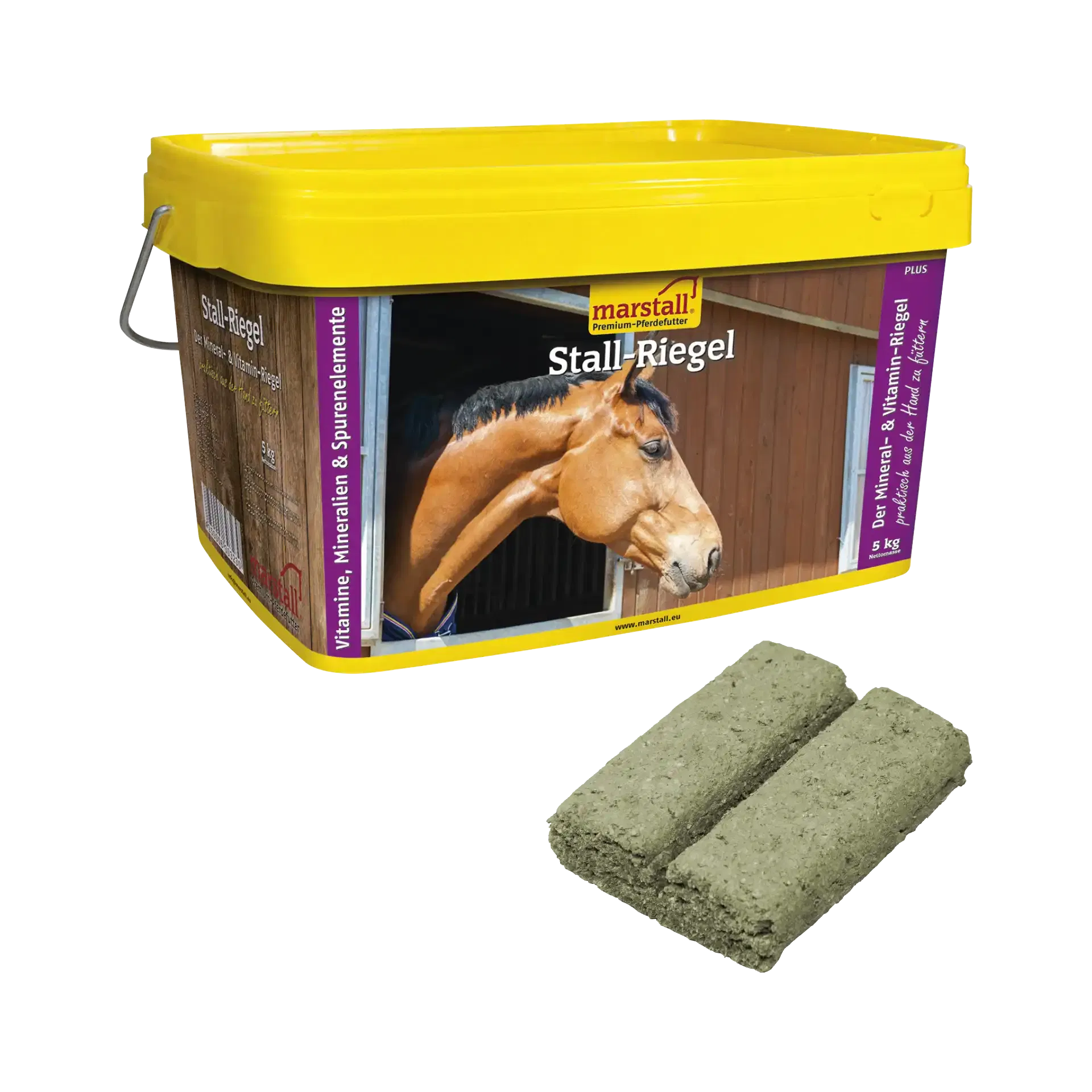 Stall-Riegel Mineral- und Vitaminriegel bei Stall- und Auslaufhaltung, sowie geringer sportlicher Beanspruchung